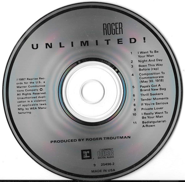Roger Troutman : Unlimited! (CD, Album)