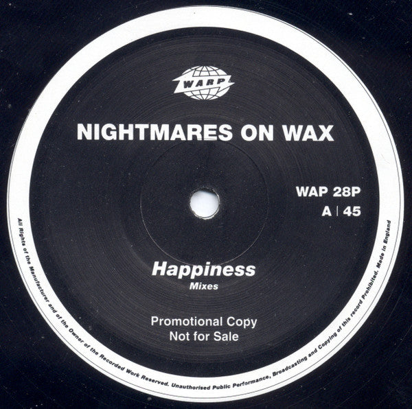 Nightmares On Wax : Happiness Mixes (12", Promo)