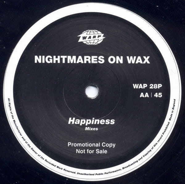 Nightmares On Wax : Happiness Mixes (12", Promo)
