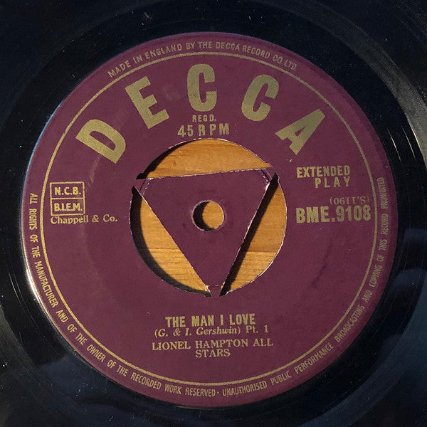 Lionel Hampton All Stars : The Man I Love (7")