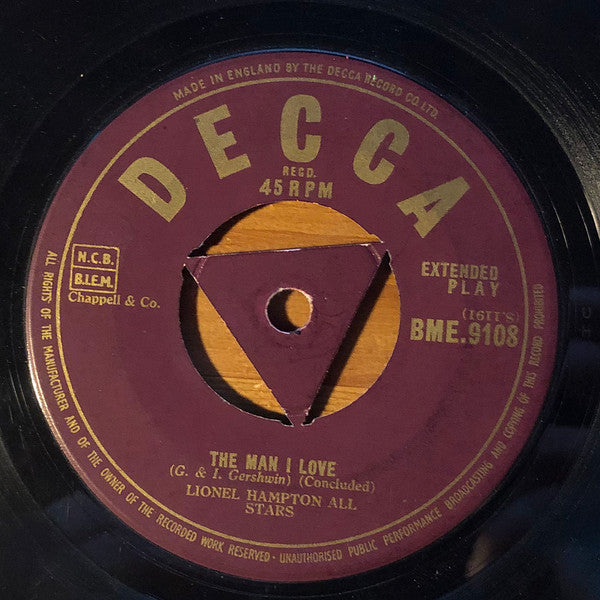 Lionel Hampton All Stars : The Man I Love (7")