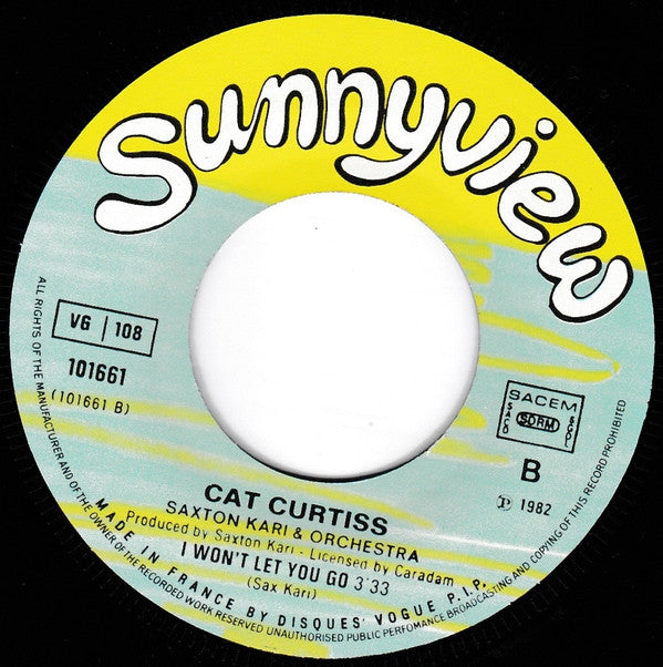 Cat Curtiss / Saxton Kari And Orchestra : Yes I Love You (7", Single)
