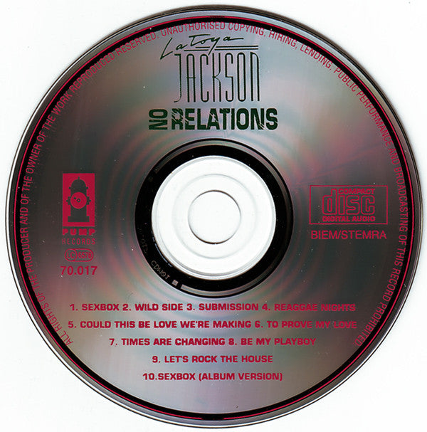 La Toya Jackson : No Relations (CD, Album)