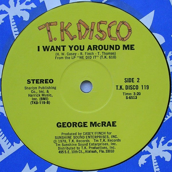 George McCrae : (You've Got) My Love, My Life, My Soul (12")