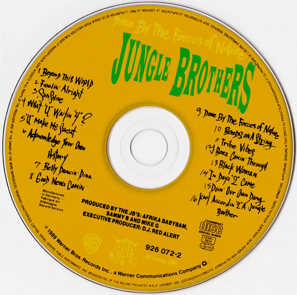 Jungle Brothers : Done By The Forces Of Nature (CD, Album)