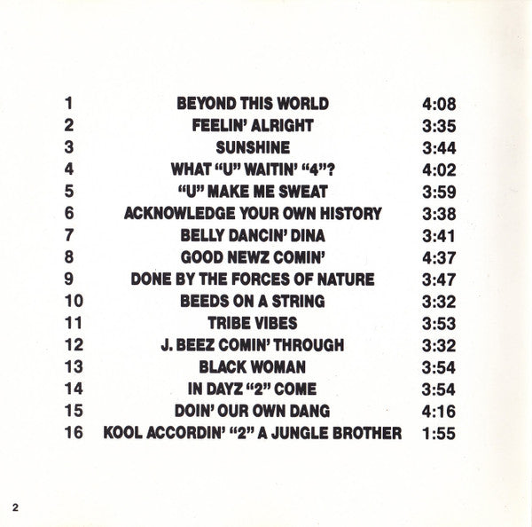 Jungle Brothers : Done By The Forces Of Nature (CD, Album)