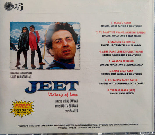 Nadeem Shravan, Sameer : Jeet (CD)