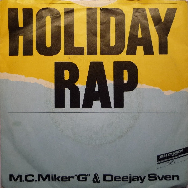 MC Miker G. & DJ Sven : Holiday Rap (7", Single)