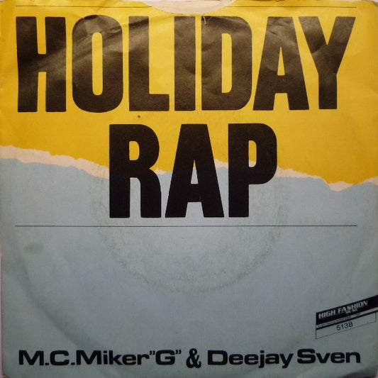 MC Miker G. & DJ Sven : Holiday Rap (7", Single)