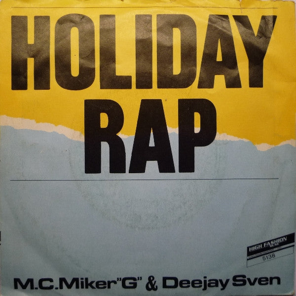 MC Miker G. & DJ Sven : Holiday Rap (7", Single)