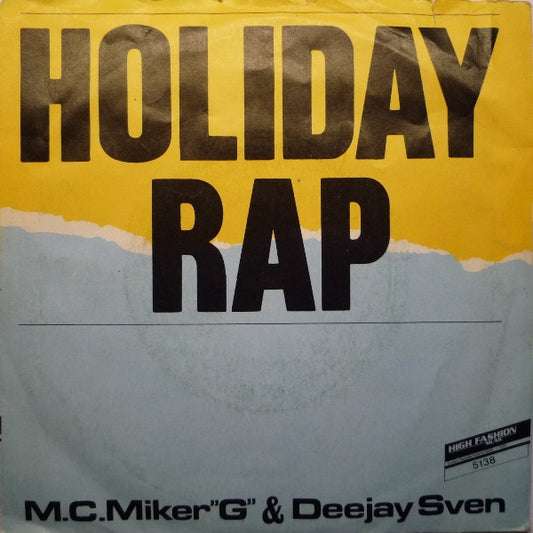 MC Miker G. & DJ Sven : Holiday Rap (7", Single)
