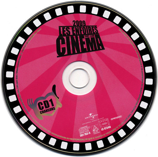 Les Enfoirés : 2009 - Les Enfoirés Font Leur Cinéma (2xCD, Album, Enh)