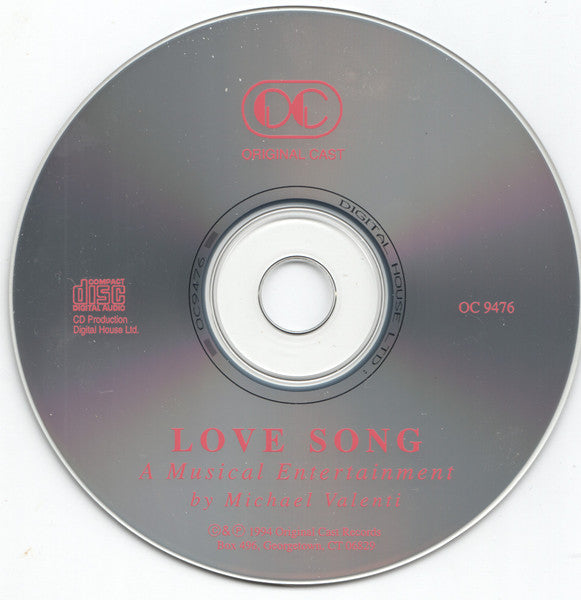 Michael Valenti : Love Song (CD, RE)