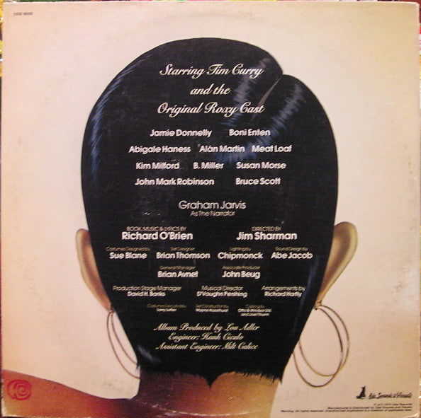 Various : The Rocky Horror Show (Starring Tim Curry And The Original Roxy Cast) (LP, Album, RE, Gat)