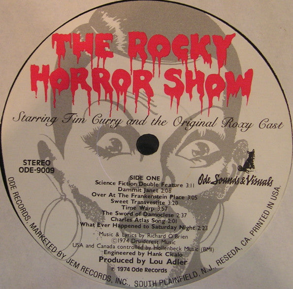 Various : The Rocky Horror Show (Starring Tim Curry And The Original Roxy Cast) (LP, Album, RE, Gat)
