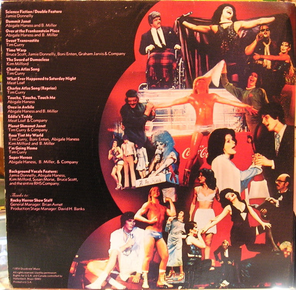 Various : The Rocky Horror Show (Starring Tim Curry And The Original Roxy Cast) (LP, Album, RE, Gat)