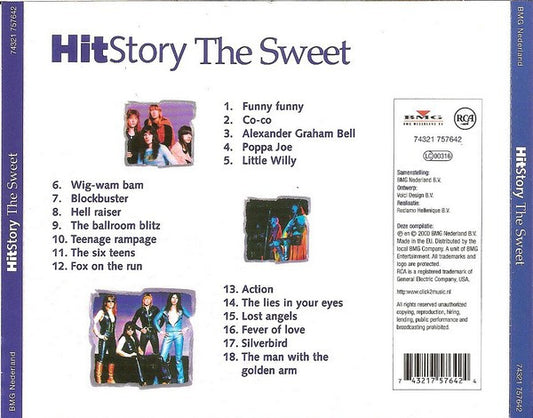 The Sweet : HitStory (CD, Comp)