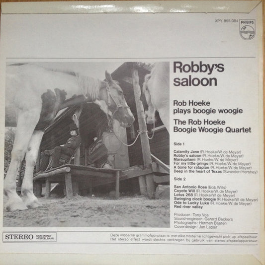Rob Hoeke Boogie Woogie Quartet : Robby's Saloon (LP, Album)