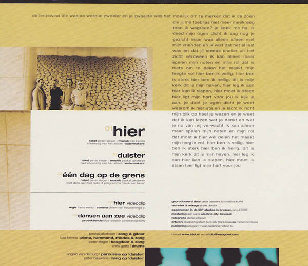 Bløf : Hier (CD, Single, Enh)