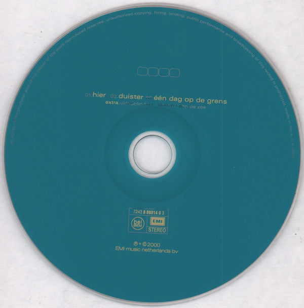 Bløf : Hier (CD, Single, Enh)