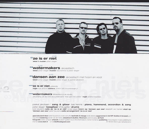 Bløf : Ze Is Er Niet (CD, Maxi, Enh)