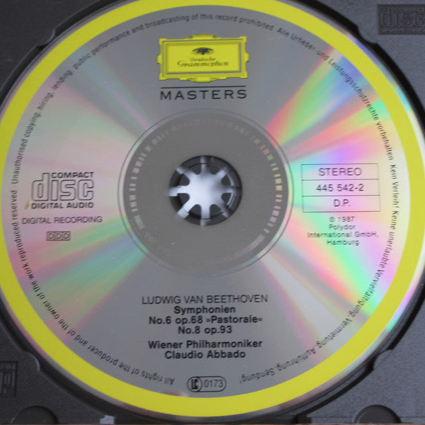 Ludwig van Beethoven, Wiener Philharmoniker · Claudio Abbado : Symphonien No.6 »Pastorale« & No.8 (CD, Comp, RM, RP)