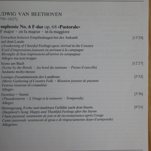 Ludwig van Beethoven, Wiener Philharmoniker · Claudio Abbado : Symphonien No.6 »Pastorale« & No.8 (CD, Comp, RM, RP)