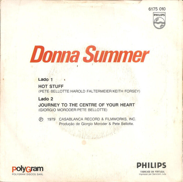 Donna Summer : Hot Stuff (7", Single)