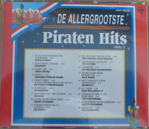 Various : De Allergrootste Piraten Hits Deel 2 (CD, Comp)