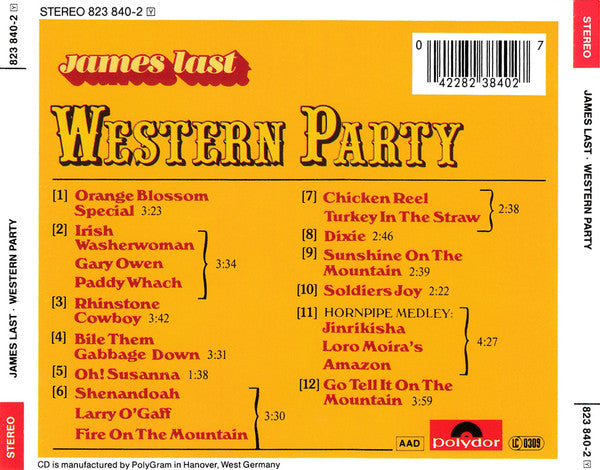 James Last : Western Party (CD, Album, RE)