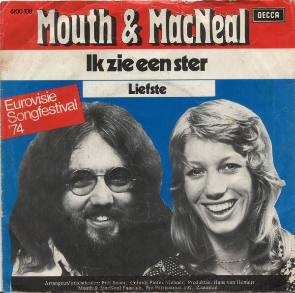 Mouth & MacNeal : Ik Zie Een Ster (7", Single)