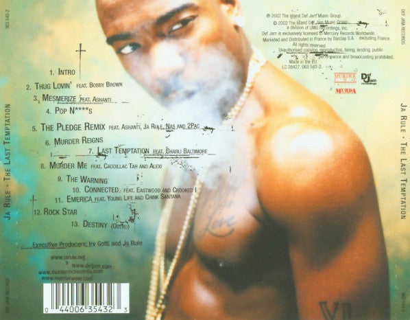 Ja Rule : The Last Temptation (CD, Album)