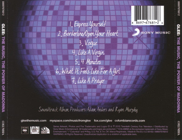Glee Cast : Glee: The Music, The Power Of Madonna (CD, Album, EP)