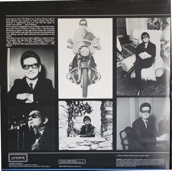 Roy Orbison : Focus On Roy Orbison (2xLP, Comp, Mono, Gat)