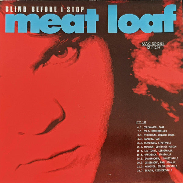 Meat Loaf : Blind Before I Stop (12", Maxi)