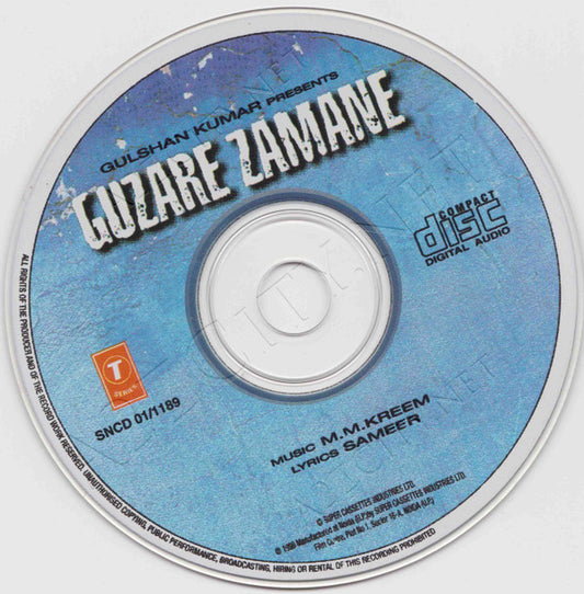 M.M. Kreem, Sameer : Guzare Zamane (CD, Album)