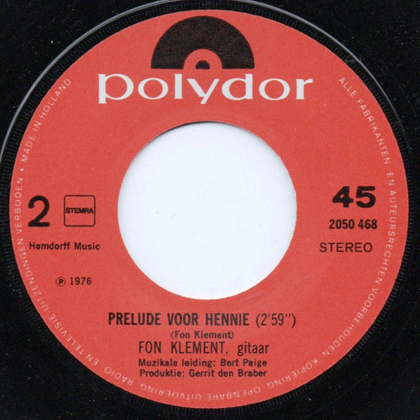 Fon Klement : Strand (7", Single)