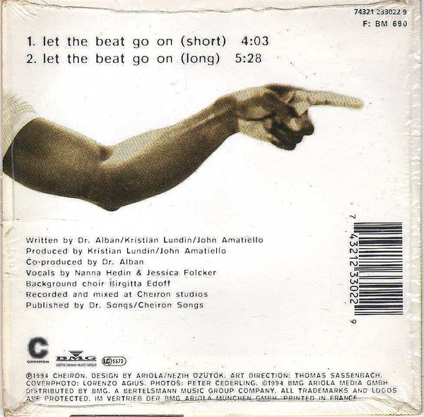 Dr. Alban : Let The Beat Go On (CD, Single)