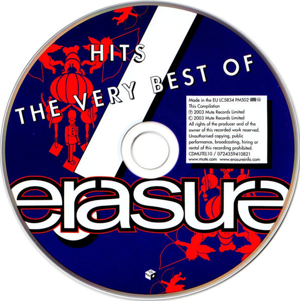 Erasure : Hits! The Very Best Of Erasure (CD, Comp, RP)