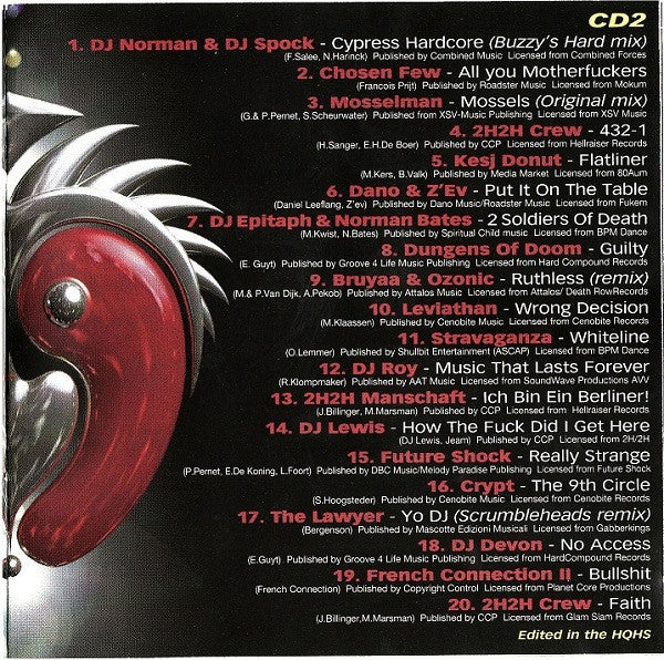 Various : 2 Hard 2 Handle Volume II (2xCD, Comp)