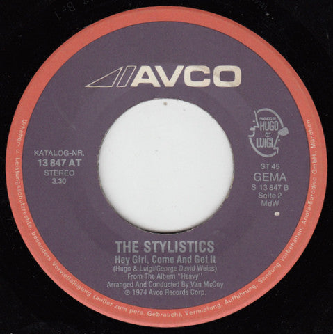 The Stylistics : Star On A TV Show (7", Single)