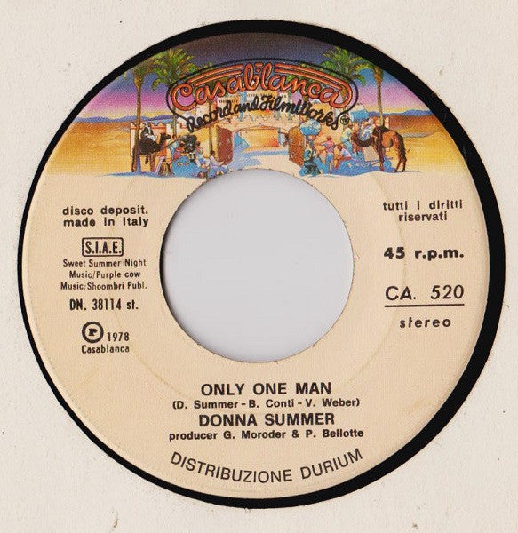 Donna Summer : Heaven Knows / Only One Man (7", Ltd)
