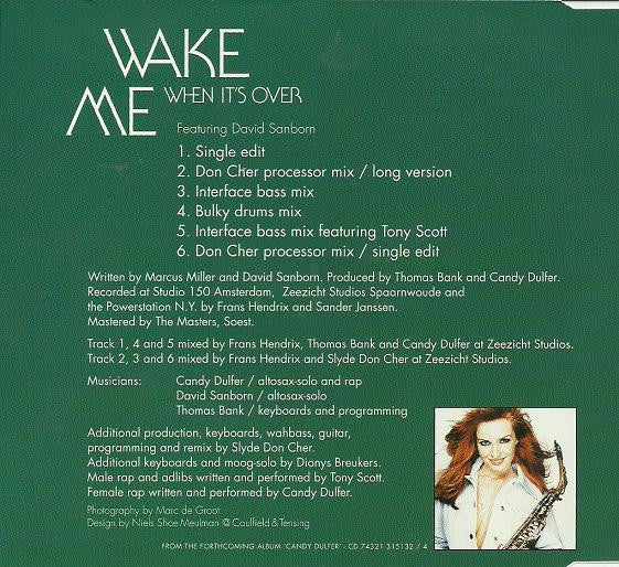 Candy Dulfer : Wake Me When It's Over (CD, Maxi)
