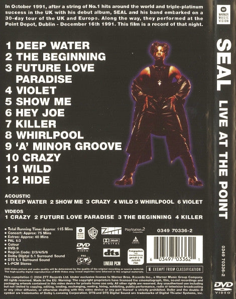 Seal : Live At The Point (DVD-V, RE, PAL)