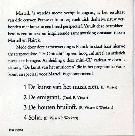 Flairck : Promo "Martell Cognac" (CD, Mini, Promo)
