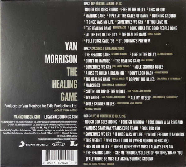 Van Morrison : The Healing Game (CD, Album, RE, RP + 2xCD + Dlx)