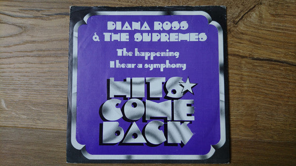 The Supremes : The Happening / I Hear A Symphony (7", RE)