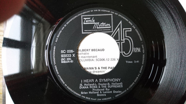 The Supremes : The Happening / I Hear A Symphony (7", RE)