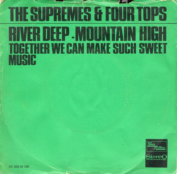 The Supremes & Four Tops : River Deep - Mountain High (7", Single)