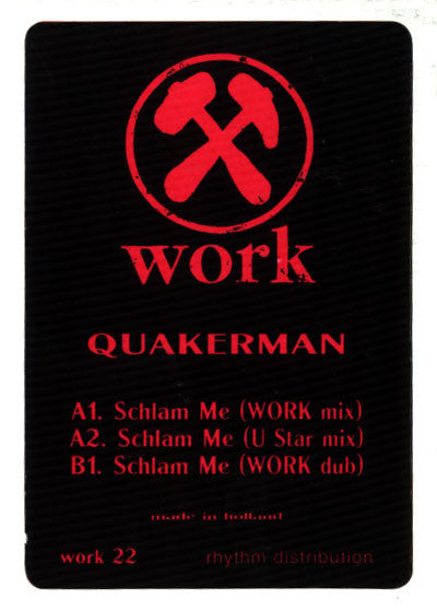 Quakerman : Schlam Me (12")